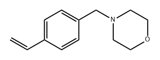 Morpholine, 4-[(4-ethenylphenyl)methyl]- Struktur