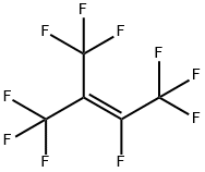 2-Butene, 1,1,1,2,4,4,4-heptafluoro-3-(trifluoromethyl)- Struktur