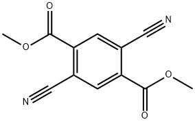 1,4-Benzenedicarboxylic acid, 2,5-dicyano-, 1,4-dimethyl ester Struktur