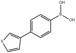 Boronic acid, B-[4-(3-thienyl)phenyl]- Struktur