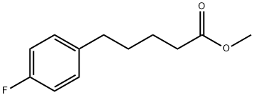 Benzenepentanoic acid, 4-fluoro-, methyl ester Struktur