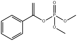 Phosphoric acid dimethyl=1-phenylvinyl ester Struktur