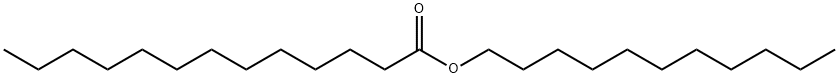 Tridecanoic acid undecyl ester Struktur