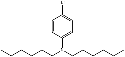 4-溴-N,N-二己基苯胺, 425604-49-5, 結(jié)構(gòu)式