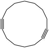 1,7-CYCLOTETRADECADIYNE Struktur