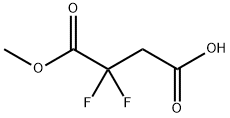 Butanedioic acid, 2,2-difluoro-, 1-methyl ester Struktur