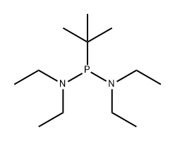 Phosphonous diamide, P-(1,1-dimethylethyl)-N,N,N',N'-tetraethyl- Struktur