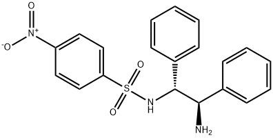 Benzenesulfonamide, N-[(1R,2R)-2-amino-1,2-diphenylethyl]-4-nitro- Struktur