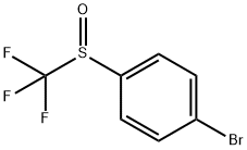 Benzene, 1-bromo-4-[(trifluoromethyl)sulfinyl]- Struktur