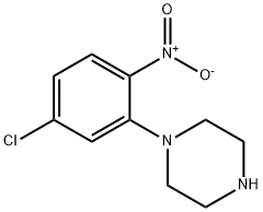 Piperazine, 1-(5-chloro-2-nitrophenyl)- Struktur