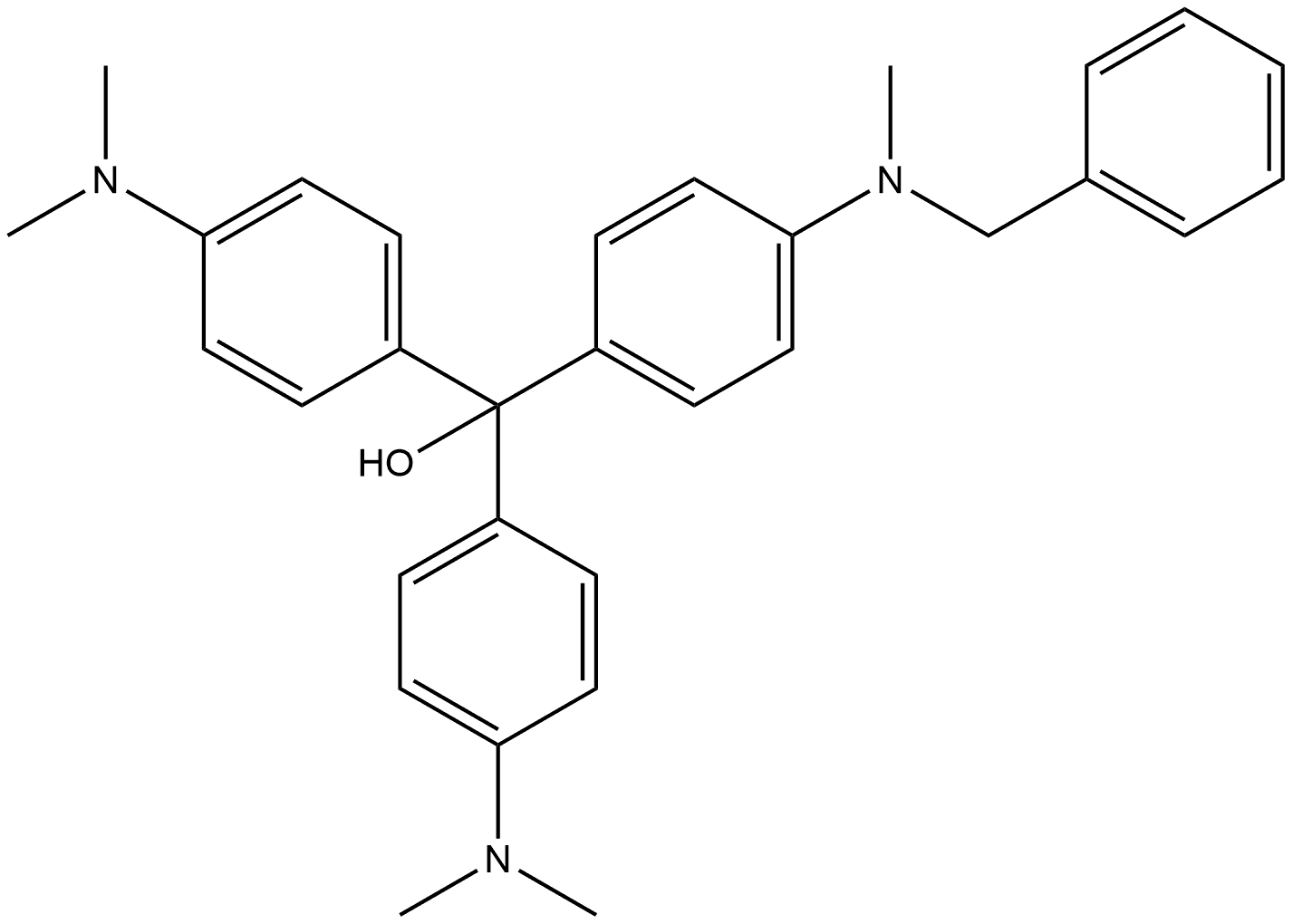 Benzyl Violet Struktur