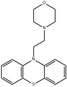 10H-Phenothiazine, 10-[2-(4-morpholinyl)ethyl]- Struktur