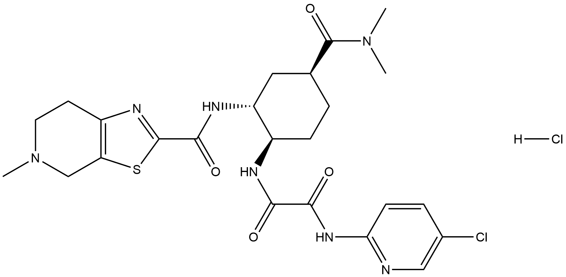 Edoxaban Impurity 21 Struktur