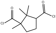 1,3-Cyclopentanedicarbonyl dichloride, 1,2,2-trimethyl-