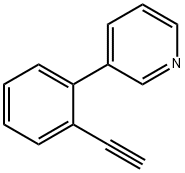 Pyridine, 3-(2-ethynylphenyl)- Struktur