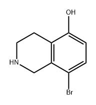 5-Isoquinolinol, 8-bromo-1,2,3,4-tetrahydro- Struktur