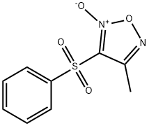 4-methyl-3-(phenylsulfonyl)furoxan Struktur