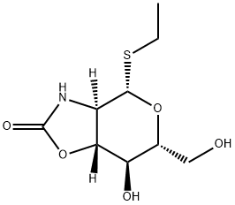 4H-Pyrano[3,4-d]oxazol-2(3H)-one, 4-(ethylthio)tetrahydro-7-hydroxy-6-(hydroxymethyl)-, (3aR,4S,6R,7S,7aR)-