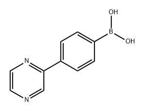 Boronic acid, B-[4-(2-pyrazinyl)phenyl]- Struktur