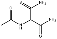 Propanamide, 2-(acetylamino)-3-amino-3-thioxo- Struktur