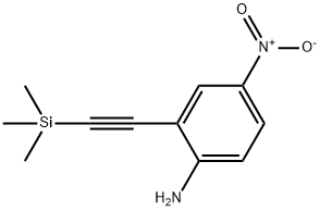 Benzenamine, 4-nitro-2-[2-(trimethylsilyl)ethynyl]-