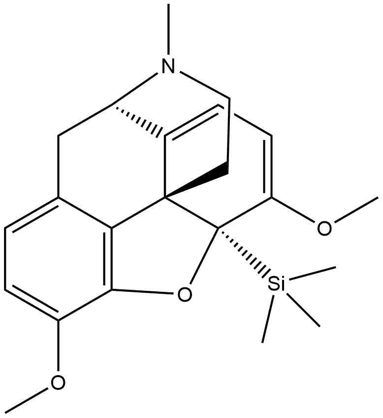 Morphinan, 6,7,8,14-tetradehydro-4,5-epoxy-3,6-dimethoxy-17-methyl-5-(trimethylsilyl)-, (5β)-