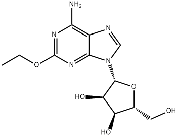 Adenosine, 2-ethoxy- Struktur