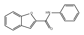 2-Benzofurancarboxamide, N-phenyl- Struktur