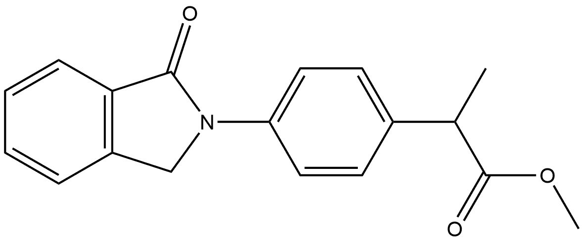 Benzeneacetic acid, 4-(1,3-dihydro-1-oxo-2H-isoindol-2-yl)-α-methyl-, methyl ester