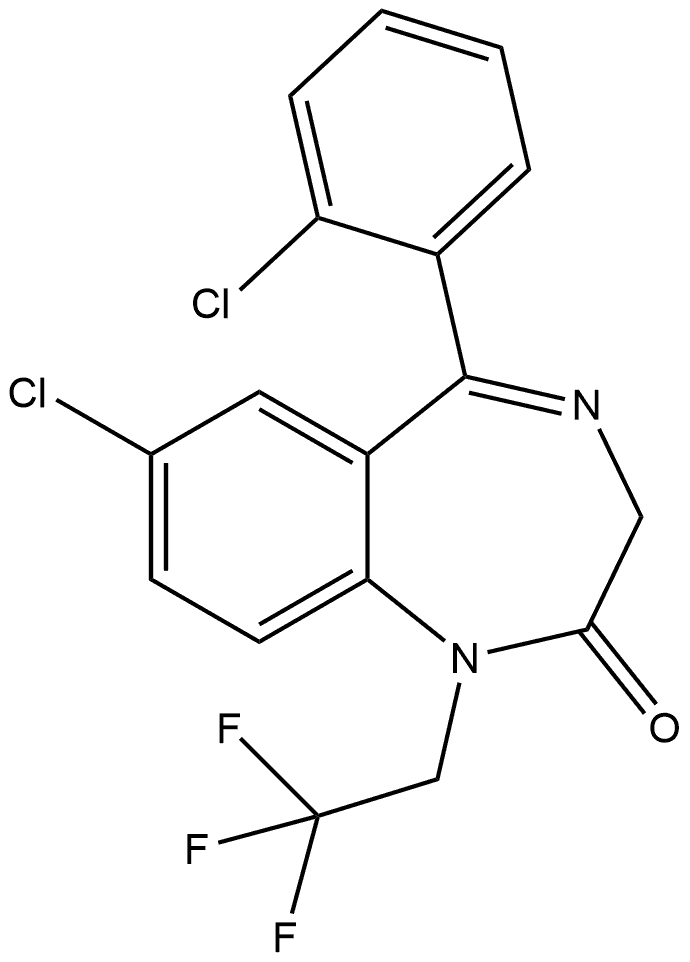 Quazepam Impurity 11 Struktur