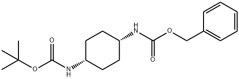 Carbamic acid, N-[cis-4-[[(1,1-dimethylethoxy)carbonyl]amino]cyclohexyl]-, phenylmethyl ester