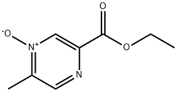 2-Pyrazinecarboxylic acid, 5-methyl-, ethyl ester, 4-oxide Struktur