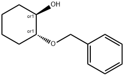 rac-(1R,2R)-2-(benzyloxy)cyclohexan-1-ol, trans Struktur