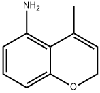 2H-1-Benzopyran-5-amine, 4-methyl- Struktur