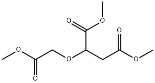 Butanedioic acid, 2-(2-methoxy-2-oxoethoxy)-, 1,4-dimethyl ester Structure