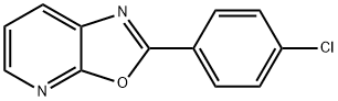 Oxazolo[5,4-b]pyridine, 2-(4-chlorophenyl)- Struktur