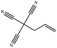 3-Butene-1,1,1-tricarbonitrile Struktur