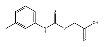 Acetic acid, 2-[[[(3-methylphenyl)amino]thioxomethyl]thio]-