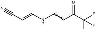 2-Propenenitrile, 3-[(4,4,4-trifluoro-3-oxo-1-buten-1-yl)amino]-, (2E)-