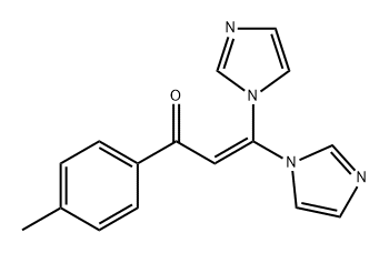 2-Propen-1-one, 3,3-di-1H-imidazol-1-yl-1-(4-methylphenyl)-