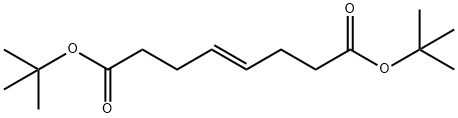 4-Octenedioic acid, 1,8-bis(1,1-dimethylethyl) ester, (4E)- Struktur