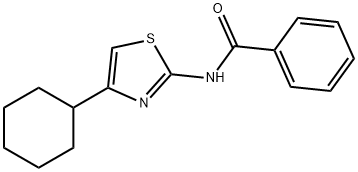 Benzamide, N-(4-cyclohexyl-2-thiazolyl)- Struktur