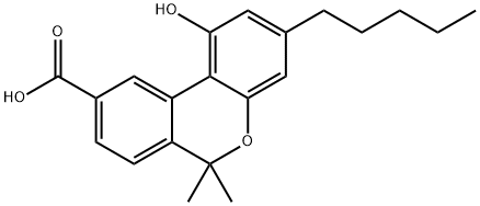 Norcannabinol-9-carboxylic acid, 11- Struktur