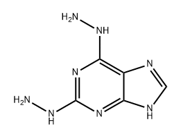 9H-Purine, 2,6-dihydrazinyl- Struktur