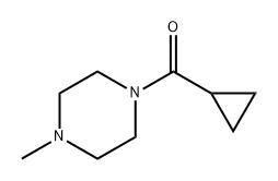 Methanone, cyclopropyl(4-methyl-1-piperazinyl)- Struktur