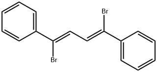 Benzene, 1,1'-[(1Z,3Z)-1,4-dibromo-1,3-butadiene-1,4-diyl]bis- Struktur