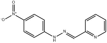 2-Pyridinecarboxaldehyde, (4-nitrophenyl)hydrazone, (E)- (9CI) Struktur