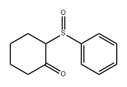 Cyclohexanone, 2-(phenylsulfinyl)- Struktur