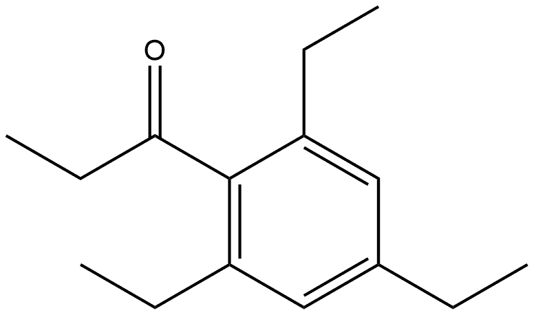 1-(2,4,6-Triethylphenyl)-1-propanone Struktur