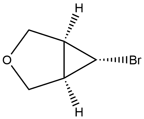 3-Oxabicyclo[3.1.0]hexane, 6-bromo-, (1α,5α,6α)- (9CI) Struktur